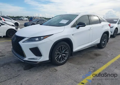 2022 Lexus Rx 350 F Sport Handling из США, поврежденный, VIN 2T2YZMDA2NC358096
